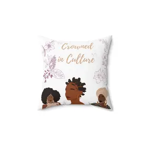 Crowned in Culture: Melanin Royalty Pillow