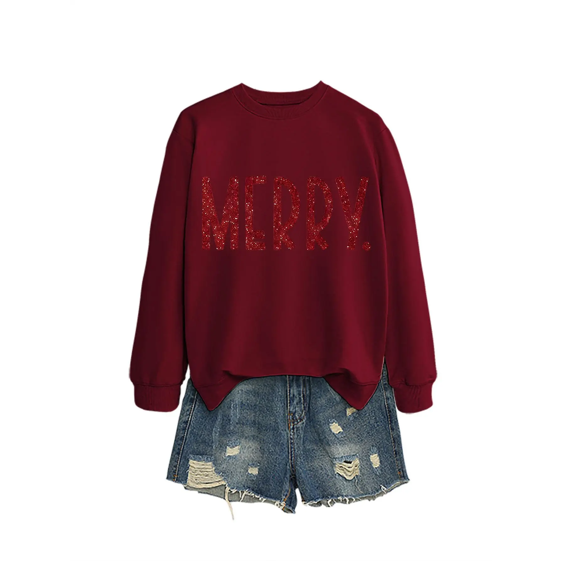 Wine red hoodie (color picture)