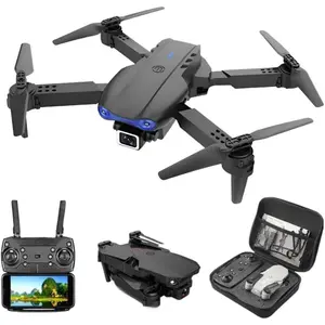 E99 Drone with Camera HD, Portable Foldable Quadcopter, Stable Hovering, One Key Takeoff and Landing, 3 Speed Modes, Ideal Gift for Beginners