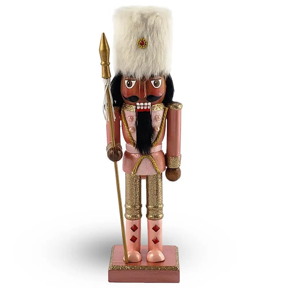 African American Christmas Nutcracker Rose Gold