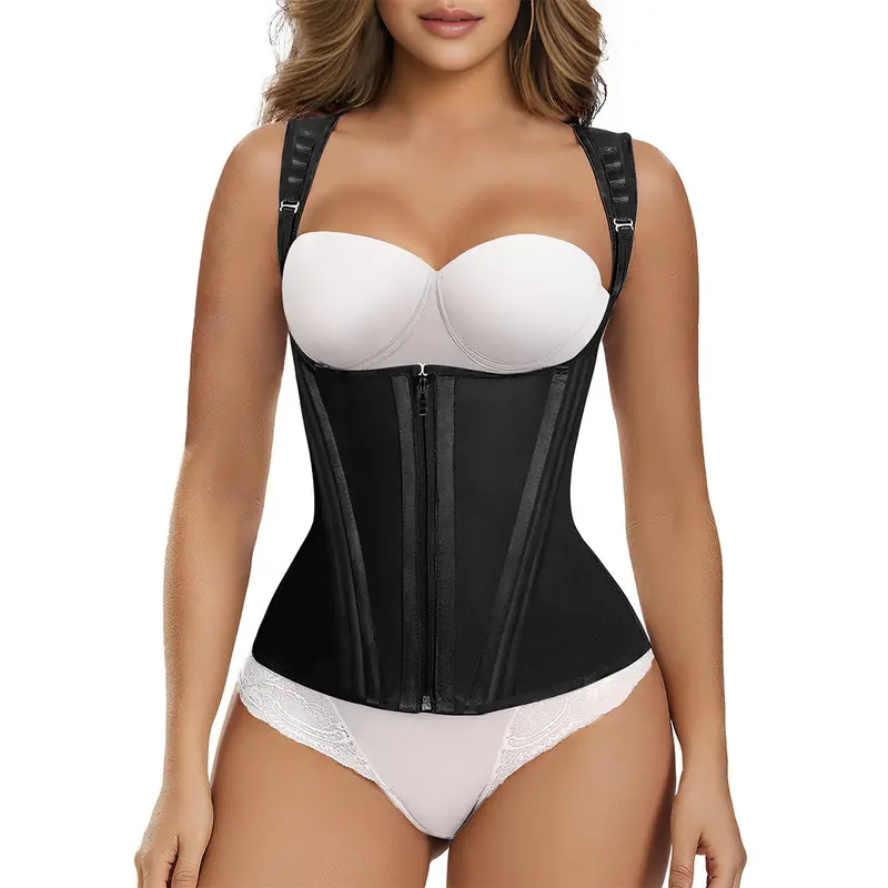 Postpartum Waist Cincher SHAPSHE Short Torso Waist Trainer For Women - Corset Cincher With Tummy Control, Hourglass Body Shaper For Workout & Postpartum Shapshe Waist Trainer With Bra - View #13