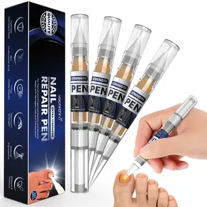 VecNythra Nail Strengthening Pen, 3 Pack Bundle with 25% Undecylenic Acid for Stronger, Healthier Nails, Daily Cosmetic Care Solution for Fingers and Toes, Beauty Products