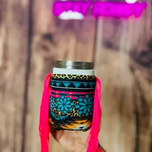 Western Graphic Fringe Koozie