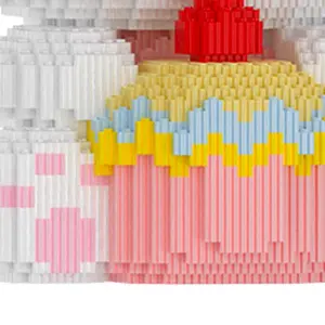 Portable Assembly Building Bricks Set Fun Stacking Toy for Home Party & Daily Play Portable Assembly Building Bricks Set Fun Stacking Toy for Home Party & Daily Play