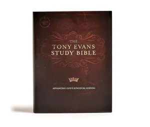 CSB Tony Evans Study Bible, Hardcover, Black Letter, Study Notes and Commentary, Articles, Videos, Charts, Easy-to-Read Bible Serif Type Hardcover – November 1, 2019