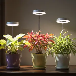 3pcs, New Generation Grow Light, 720° Magnetic Rotatable, Full Spectrum LED Lamp with Adjustable Height, Brightness & Timer for Indoor Plants