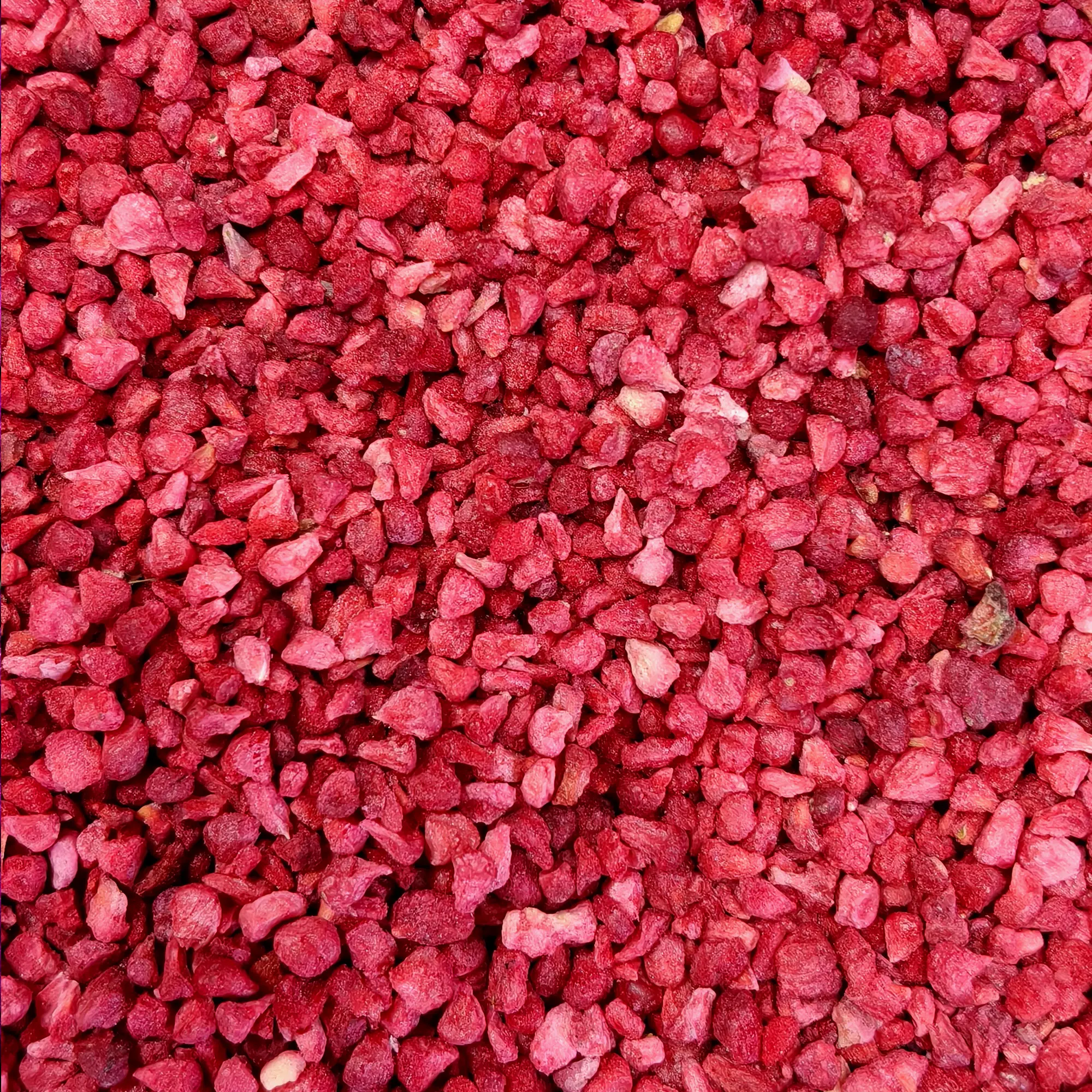 SNAFRE Freeze Dried Raspberry Crumble 3.53 oz (100g) - 100% Real Fruit No Added Sugar Crispy Berry Topping for Baking Desserts & Yogurt