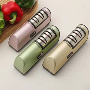 Electric Knife Sharpener, 1 Count Multifunctional Knife Sharpener, Household Knife Sharpener for Kitchen, Kitchen Gadgets, Gift