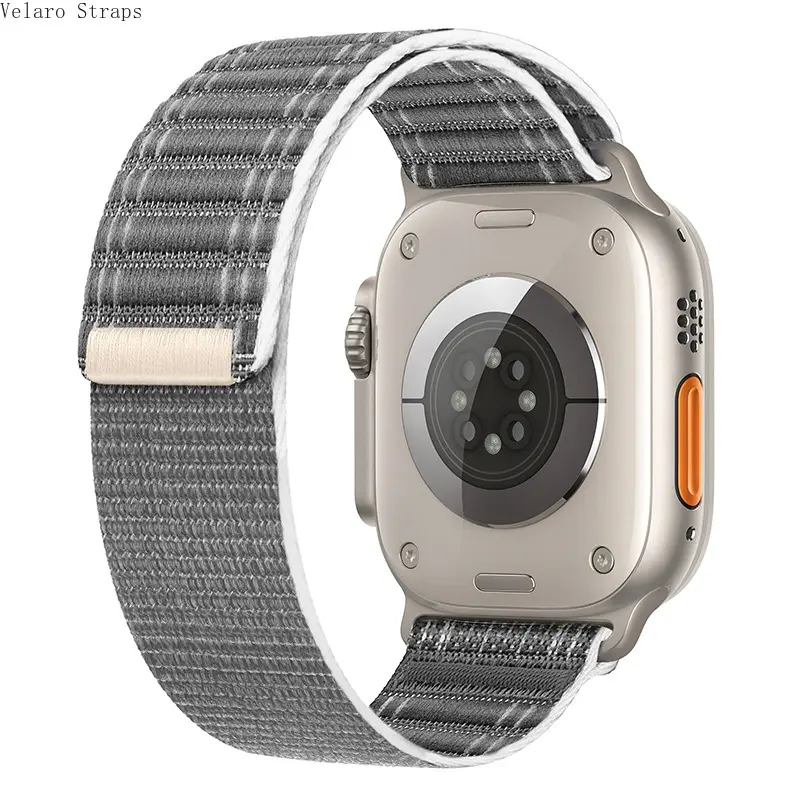 2026 New Velcro Wave Pattern Nylon Loop Watch Strap - Breathable, Adjustable Replacement Band for Smart Watches, Wearable Tech Accessories, Bag Accessories
