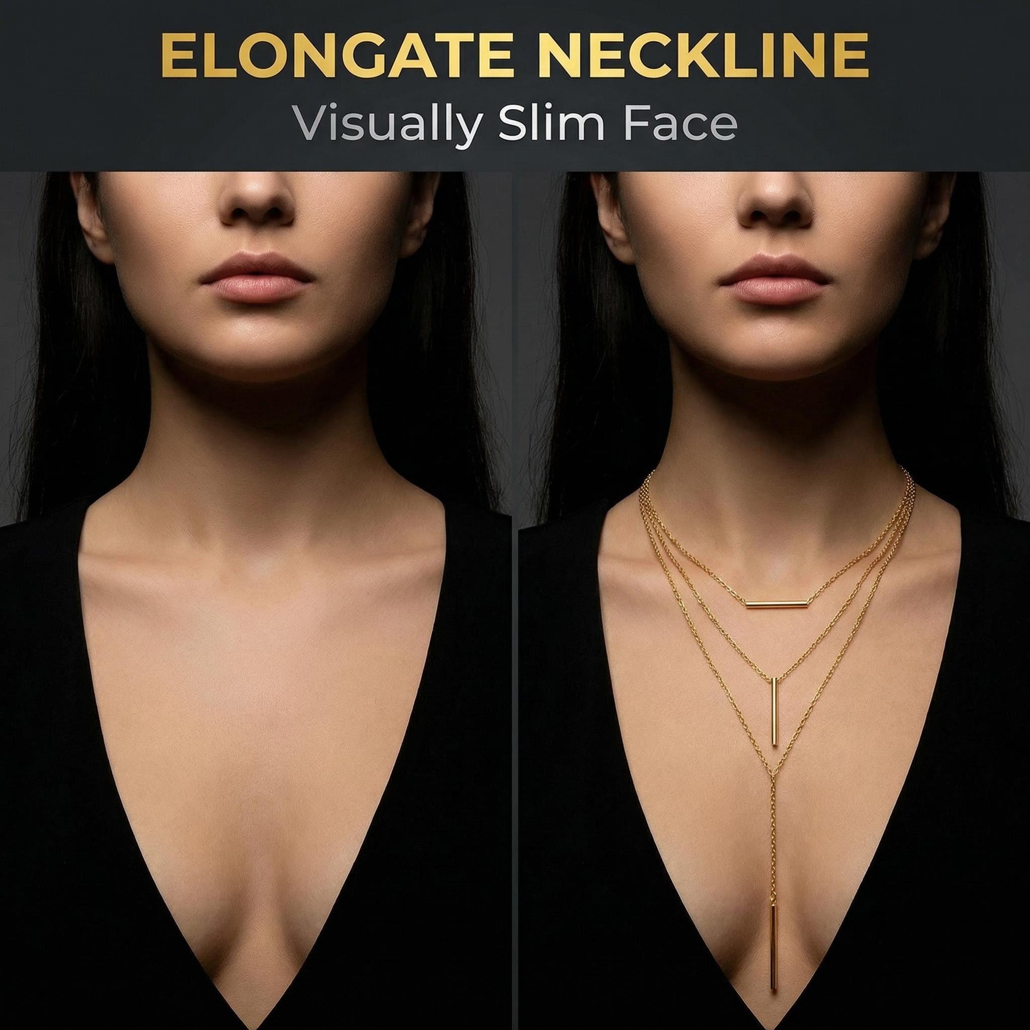 Trendy Layered Chain Necklace for Women Stylish Multi Layer Design with Cute Pendants Perfect for Daily Wear Date Night and Party Outfits Stackable necklace、Layering choker、Metal pendant necklace、Silver gold necklace、Heart bead cylinder charm