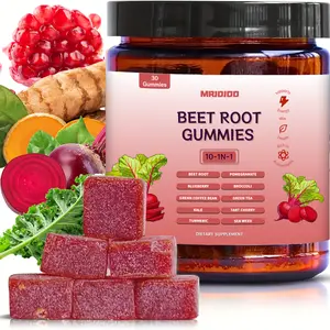 Beets Gummies with Beetroot, Healthy Energy Supplement with Elite Ingredients, Heart Health Superfood, 60 Chews