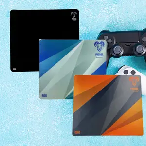 Minimalist Mouse Pad Non-Slip Rubber Base Waterproof Desk Mat for Office & Laptop (Black, Blue, Orange)