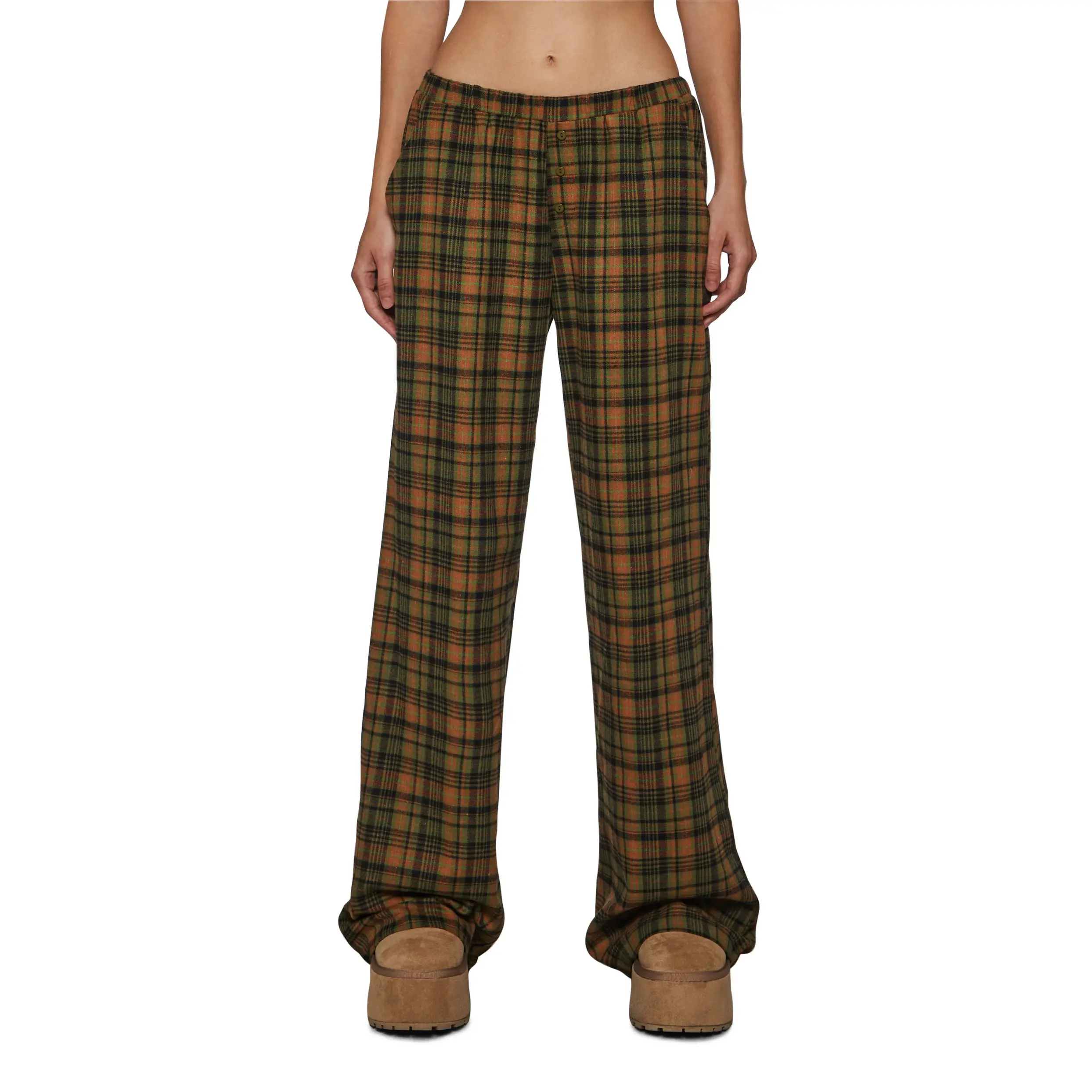 Plaid Boyfriend PJ Pants
