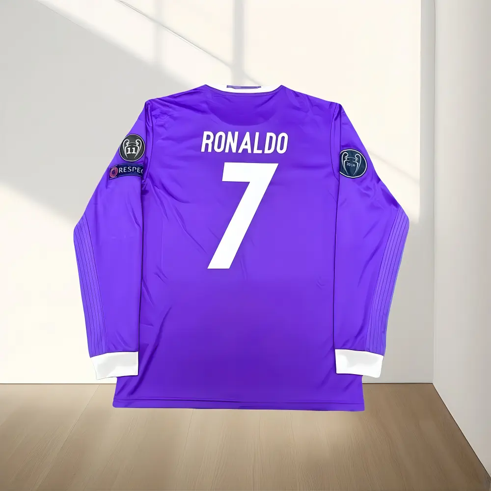 Fan Edition Home/Away Fan Edition Retro Long-Sleeve Ronaldo No.7 Football Jersey