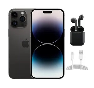 Refurbished Apple iPhone 14 Pro Max A2651 (Unlocked) Excellent Condition with Wireless Earbuds & 1 Year Warranty