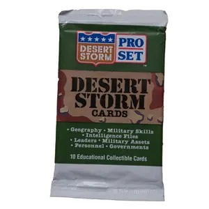 Pro Set Desert Storm Trading Card Pack Pro Set Desert Storm Trading Card Pack