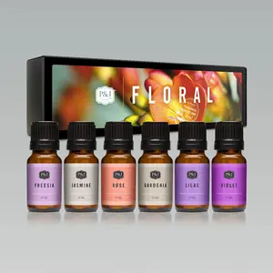 Floral Set of 6 Fragrance Oils 10ml