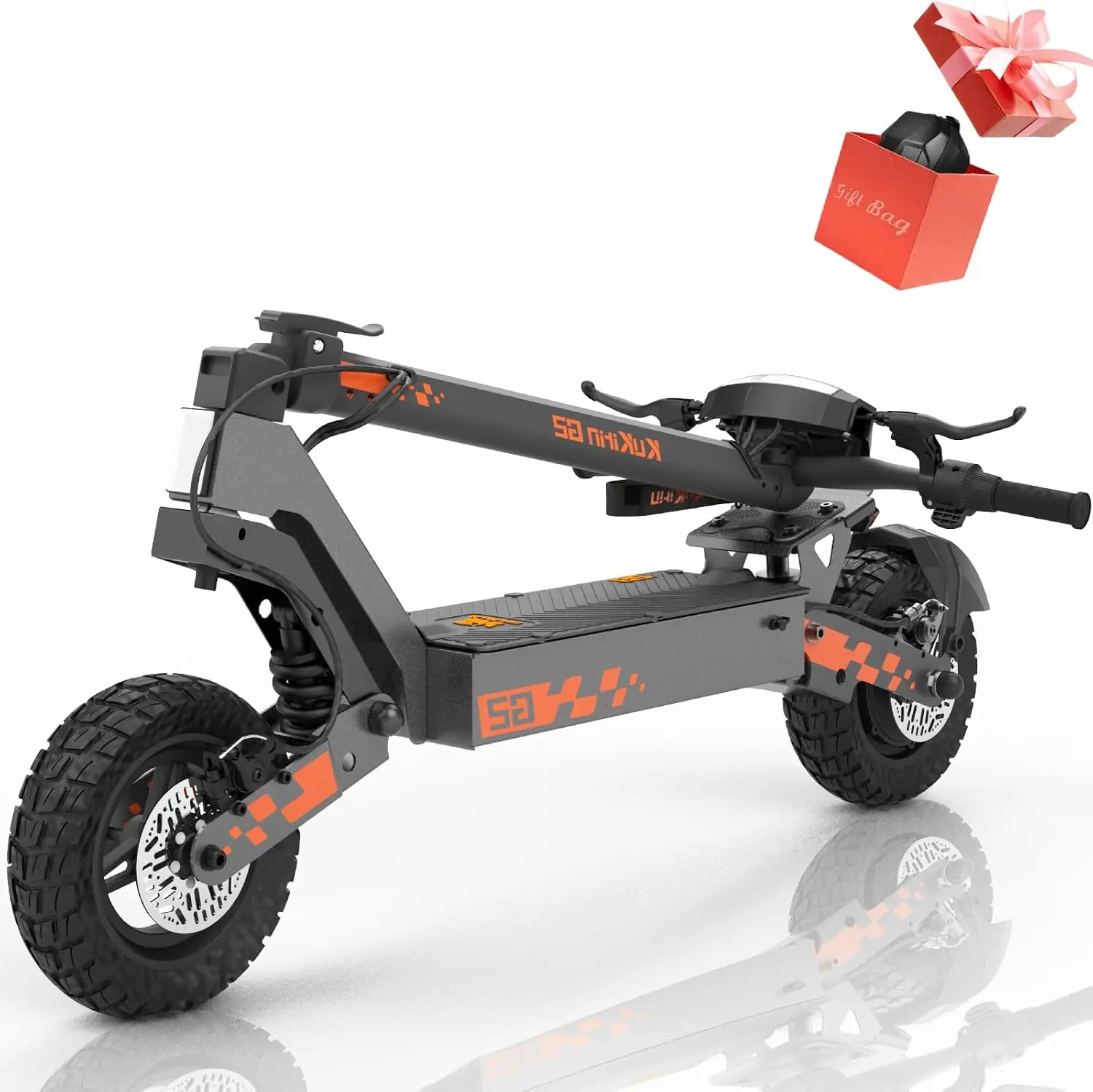 Kukirin G2 Electric Scooter for Adults, 34 Miles Range Max & 28 Mph Max Speed, 10" Tires Offroad Electric Scooters, 800W Motor Folding Commute Escooter Max 264 Load