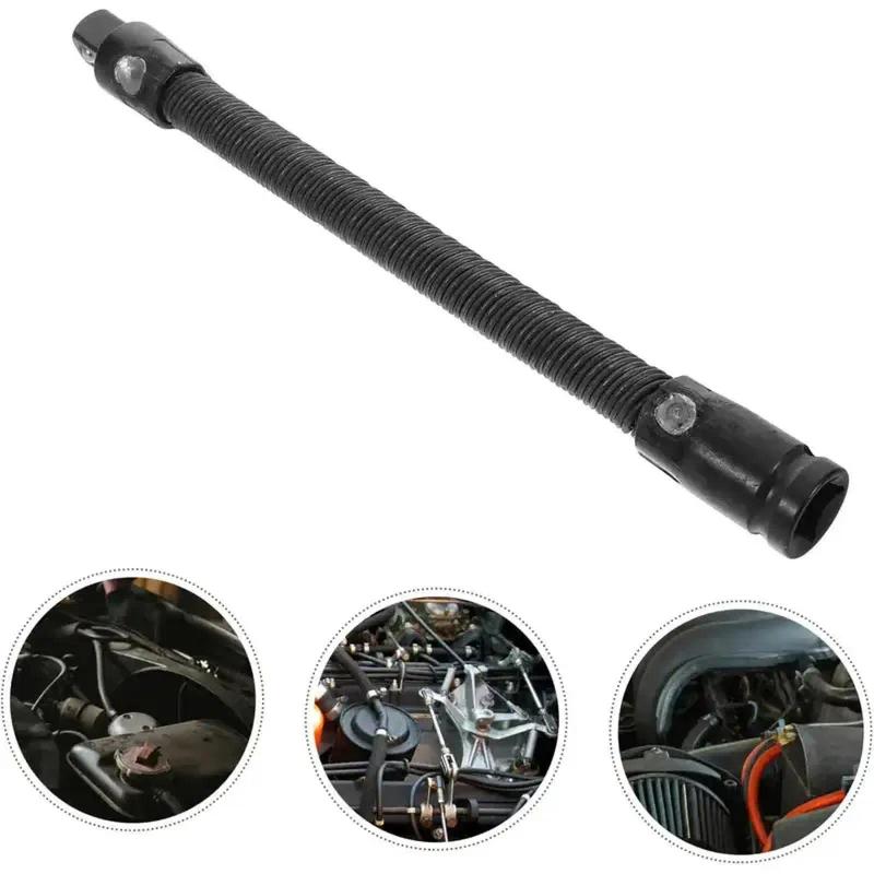 1/2 in Automotive Flexible Swivel Socket Extension Rod Tool - Impact-Resistant Extension Bar, Socket Reach Accessory for Auto Repair Wrenches, Flexible Extension Rod Tool