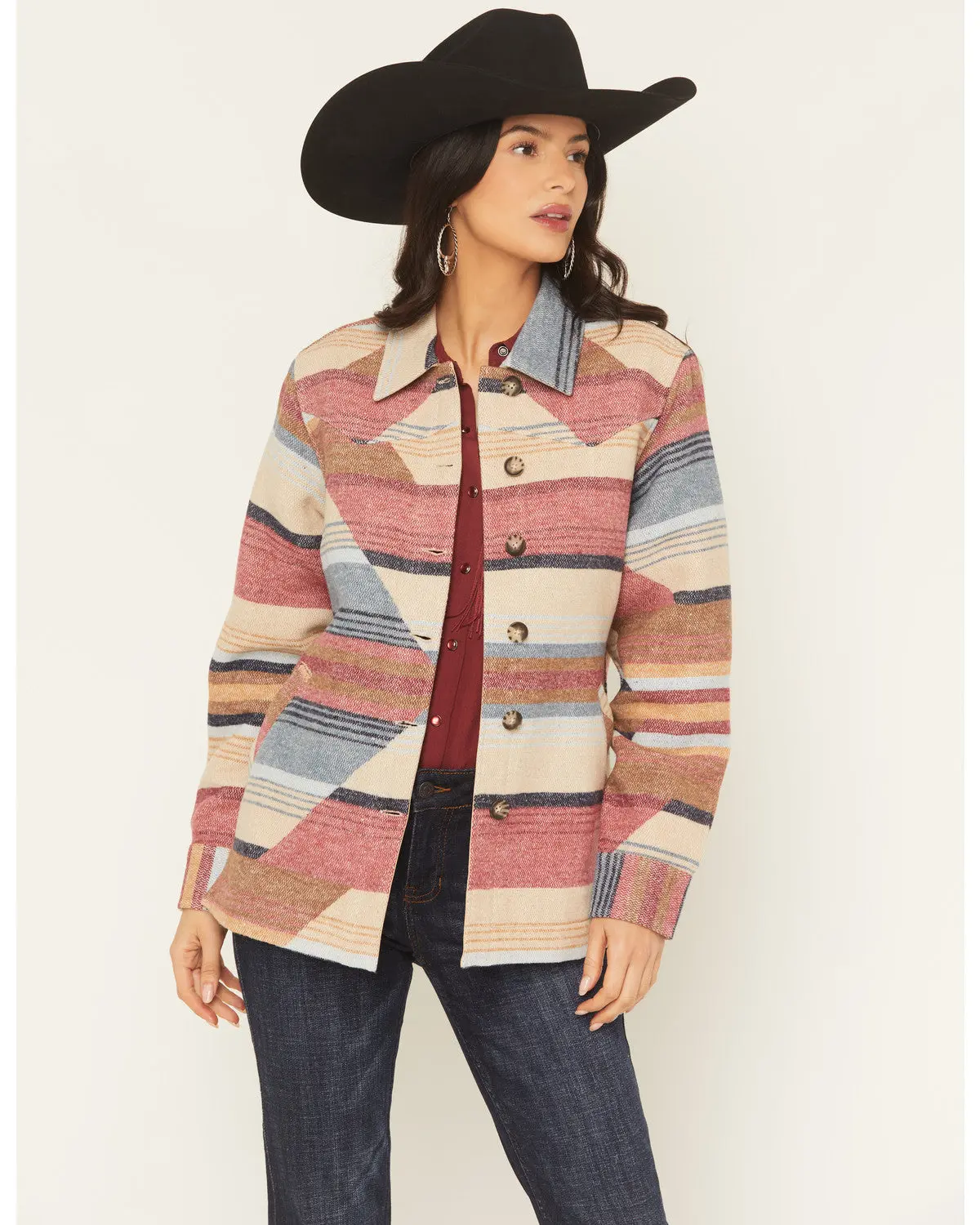 Mistywinds Printed Blanket Shacket