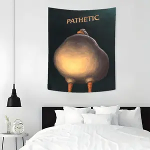 Funny Duck Pattern Tapestry, 1 Count Aesthetic Wall Hanging Decor, Polyester Tapestry for Bedroom Home Office Decor with Installation Package, Bohemian Tapestry Style