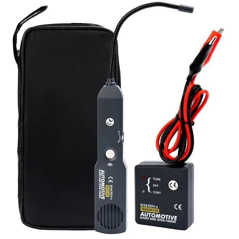 em415Pro Digital Car Circuit Scanner Diagnostic Tool for Open & Short Circuit Finding 42V Ready Flexible Probe Easy Tracing Father's Day Gift