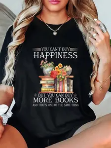 100% Cotton Books Reading Lovers Bookworm Funny Librarian Book Nerd Read T-Shirt