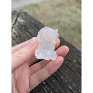 Tiny Clear Monster Grumpy Resin Monster Tiny Figurine Cute Gifts