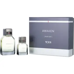 Tumi Awaken Set- Eau De Parfum Spray 3.4 Oz & Eau De Parfum Spray 1 Oz For Men
