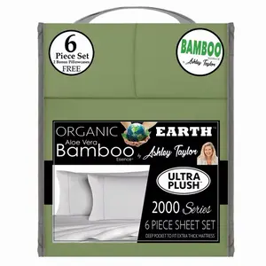 KING SIZE ORGANIC BAMBOO 6 PIECE BEDSHEET