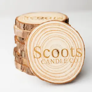 Natural Wood Coaster