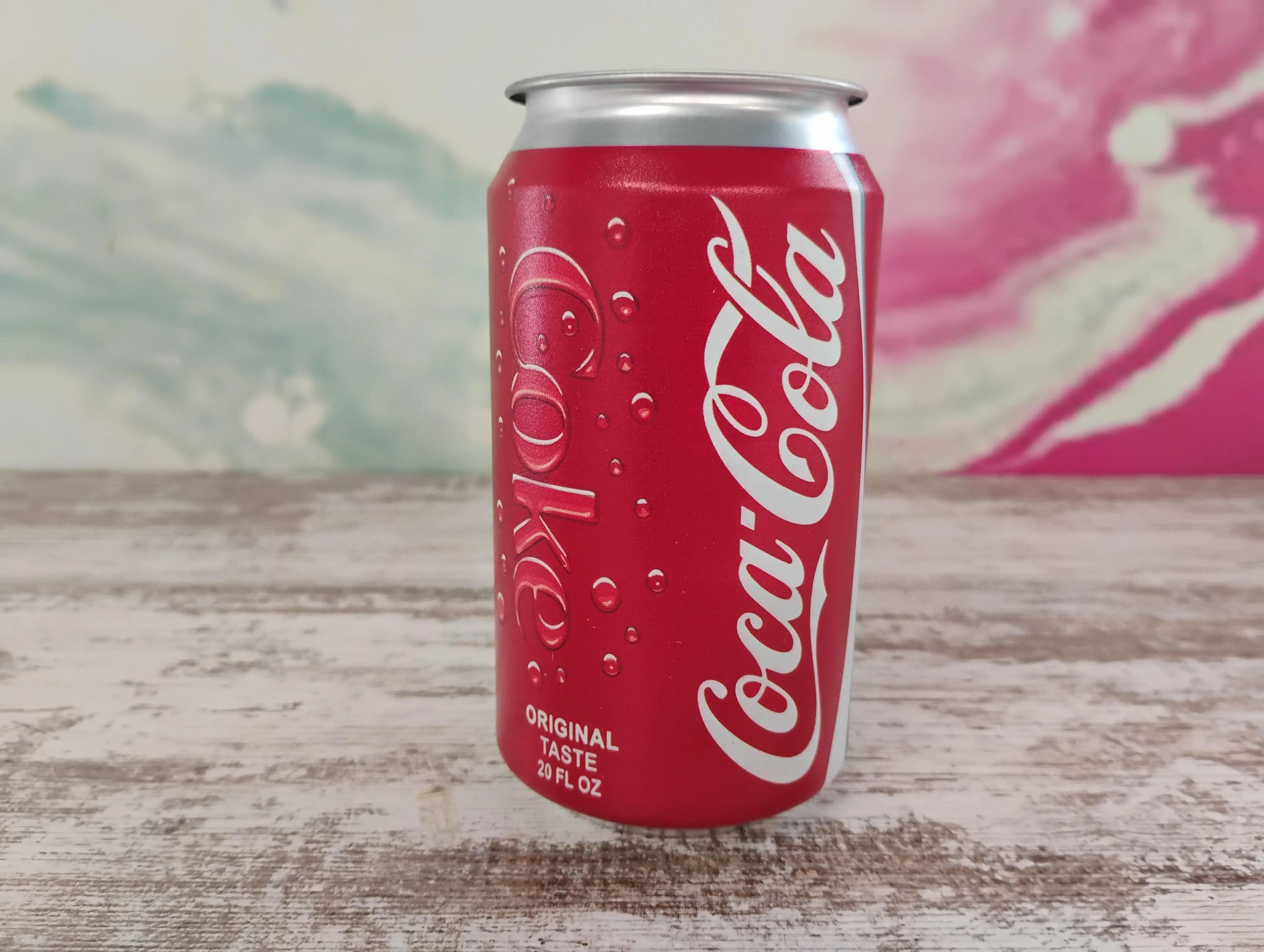 Faux Soda Pop Storage Can
