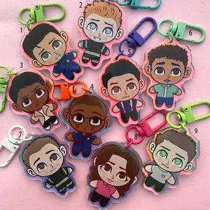 9-1-1 on ABC inspired Gummy Acrylic Keychain— Buck, Eddie, Hen, Chim, Bobby, Athena, Maddie, TK, Carlos (Lone Star) perfect for bags, keys, or as a gift.