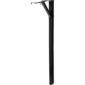 Drive-in Post Kit Galvanized Steel Mailbox Post, Compatibility Code A, B, SDPK00AM, Black