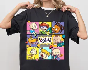 Rugrats Friends Box T-shirt, Rugrats Shirt, Friends Shirt, Series TV Show
