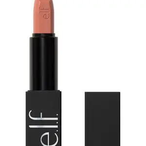 elf O Face Satin Lipstick, Richly Pigmented, Nourishing & Long-Lasting Creamy Lipstick, Infused With Jojoba, Vegan & Cruelty-Free, Dirty Talk Makeup Cosmetic