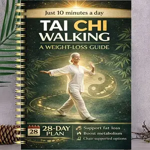 28-Day Exercise Plan for Seniors, Tai Chi Walking Focus, Chair Support, Gentle Low Intensity, Balance Promotion, Outdoor Environment