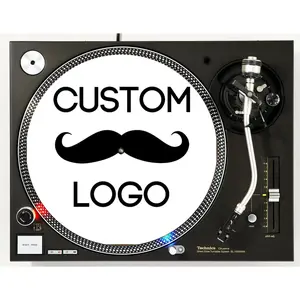 Wholesale Lot of 20 DJ Custom LOGO 12" inch Slip Mat Turntable Slipmat DJ Platter Pad x20