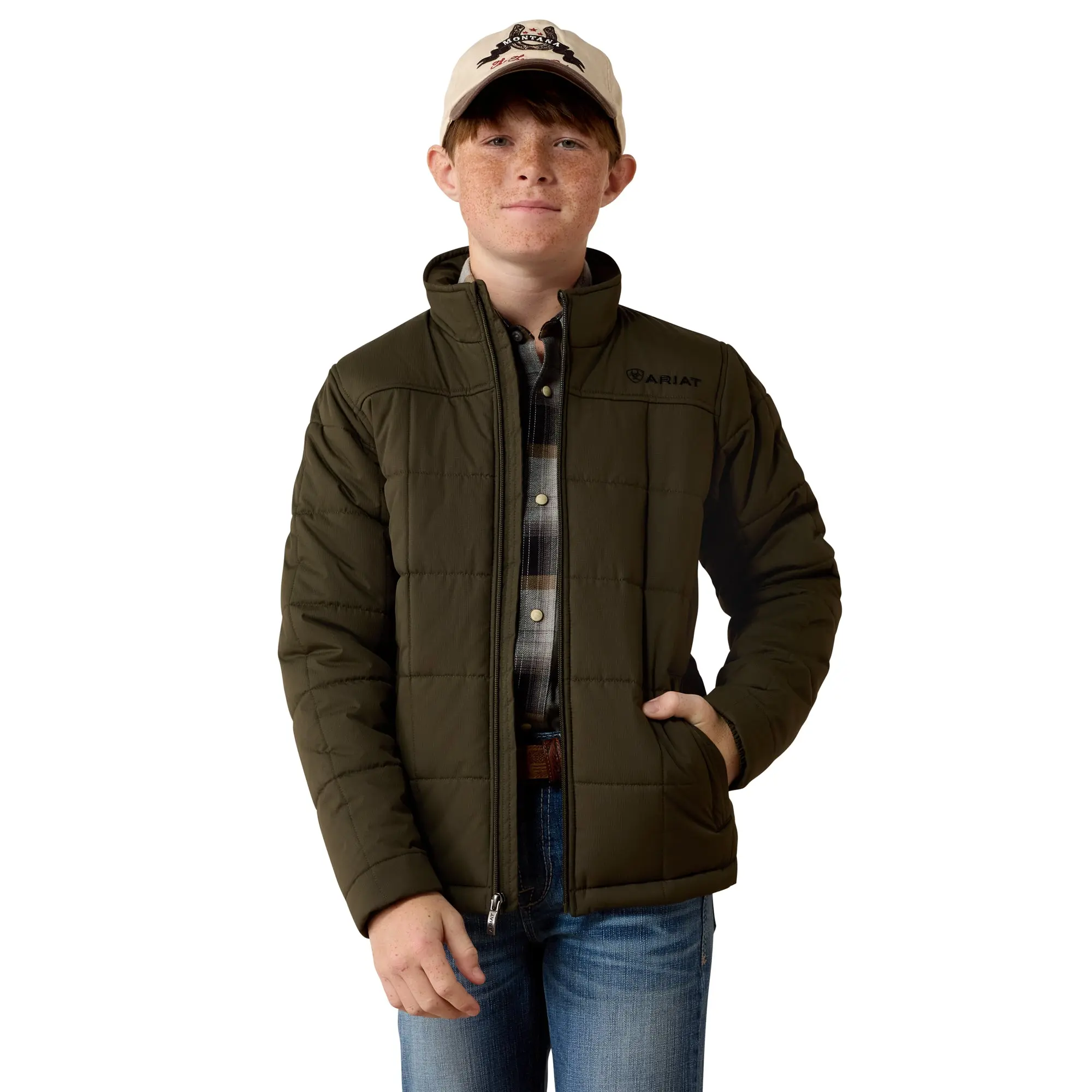 Ariat Youth Boy's Crius Forest Night Insulated Jacket 10079624