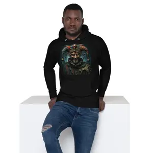 Jester Unisex Crew Neck Short Sleeve Hoodie Sweatshirt