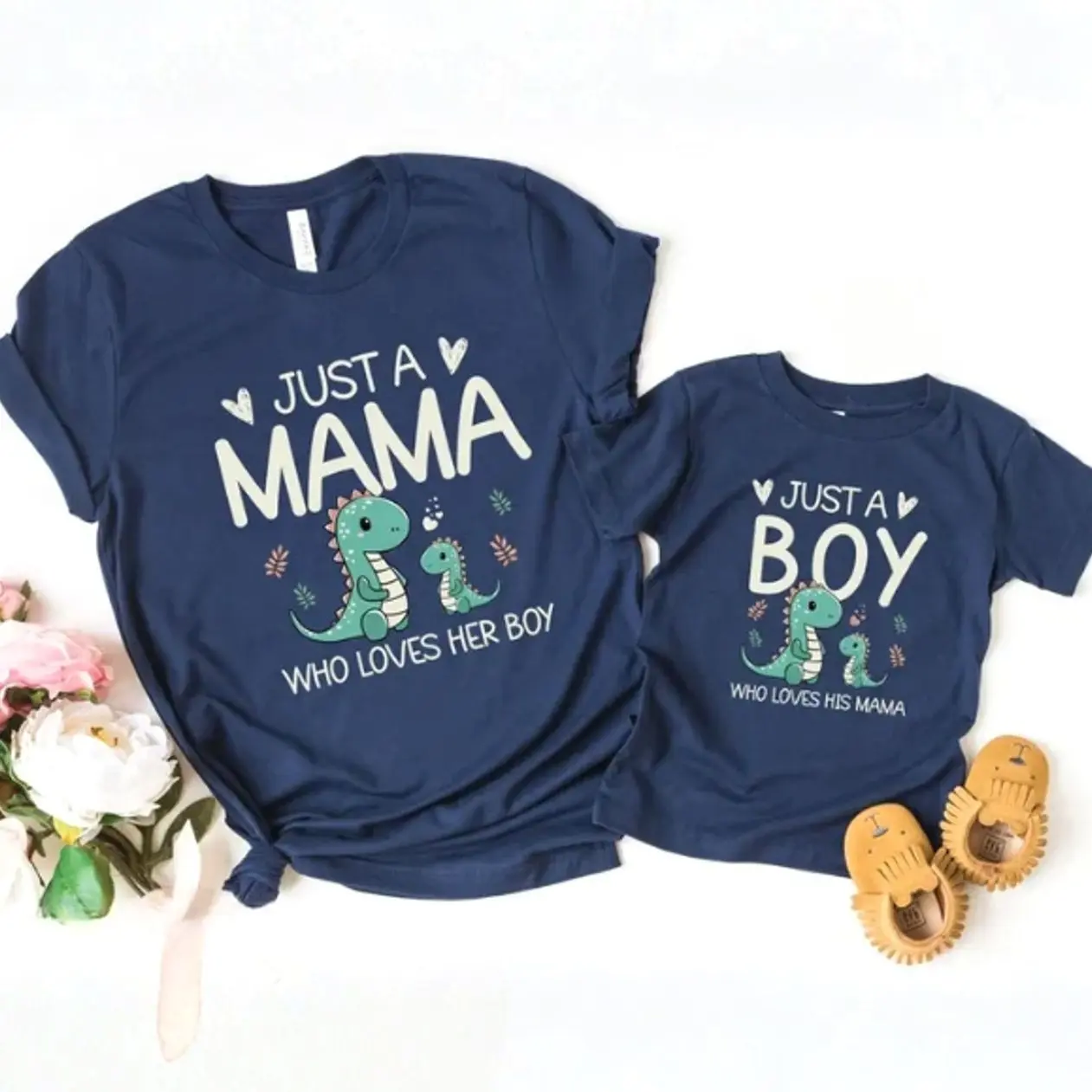 Mommy and me Matching First Mother's Day Shirts, Mother and Son Shirts, Mama and baby Boy Shirts, 1st Mother's Day Gift, Gift For New Mom