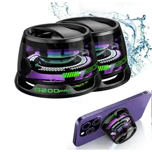 G200 Magnetic Bluetooth Speaker - Portable Mini Bluetooth Speaker with Phone Stand, Game Mode, 7H Playtime, RGB Light, Perfect Teen Gift for Camping & Home Decor