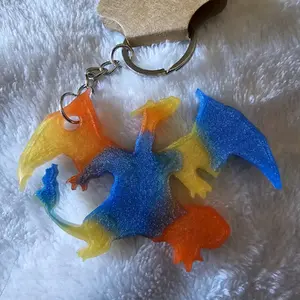 Pokemon Charizard Keychain - Perfect for Fans of the Pokemon Trading Card Game