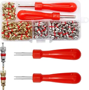 242 count R134A Ac Valve Core Kit Valve Cores Kit AC Valve Core  for  A/C Valve Kit Air Conditioning Valve Core