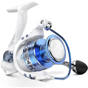 Spinning Reels �C Lightweight Freshwater & Saltwater Fishing Reel, 17.5 lbs Max Drag, 5.2:1 Gear Ratio, Ultra-Smooth CNC Aluminum Spool, 9+1 Ball Bearings