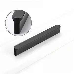 10 Pack Matte Kitchen Cabinet Door Pulls, Modern Zinc Alloy Drawer Handles for Vanity, Fashionable Home Decor Hardware Accessories