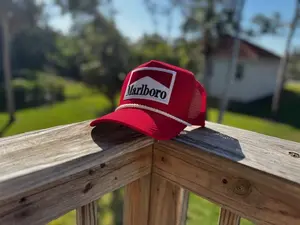 Red Cig Mesh Trucker Hat | Classic Retro Snapback Cap