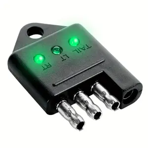 [Trailer Tester] 4 Pin Trailer Wiring Tester | 4 Way Connector Light Wire Circuit Tester Accessories Truck