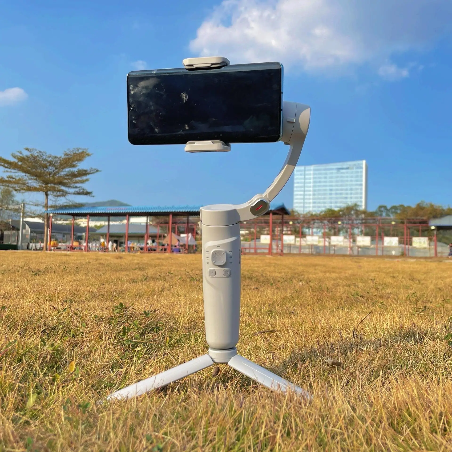 Foldable Phone Gimbal Stabilizer, 3-axis Phone Gimbal for Android & iPhone, Photography Accessories, Stabilizer for Video Recording with Face/Object,