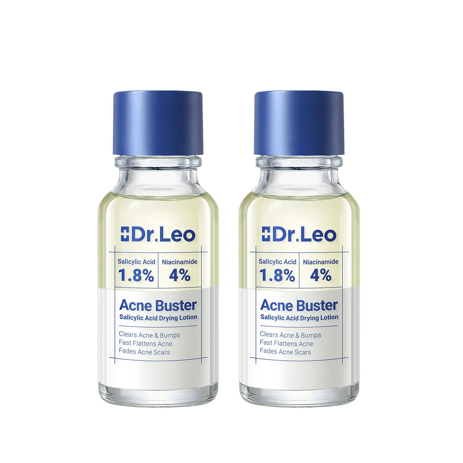 【Bundle & Save】Dr.Leo Pimple Drying Lotion Plus(2 Bottles) | 24H Spot Rescue | 1.8% Encapsulated Salicylic Acid + 4% Niacinamide | Acne Clearing Products | Inflammation Relief & Redness-Calming For Oily Skin #DealsForYouDays